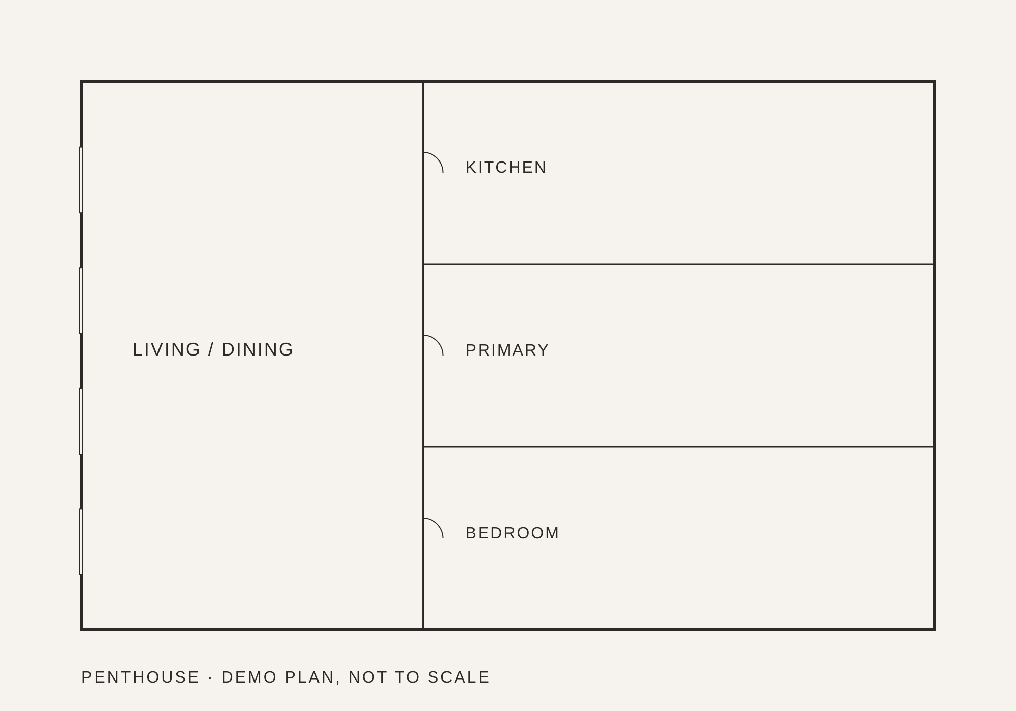 Penthouse floor plan